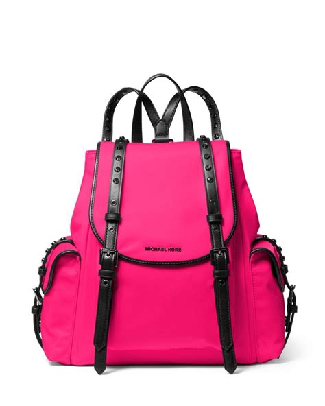 michael kors neon pink backpack|michael kors outlet pink purses.